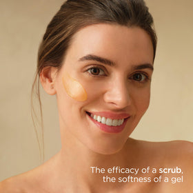 ISDIN gel texture closeup highlighting smooth formula for soft exfoliation