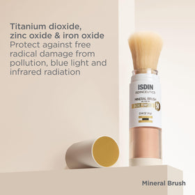 ISDIN ingredients label detail highlighting mineral filters and rationale