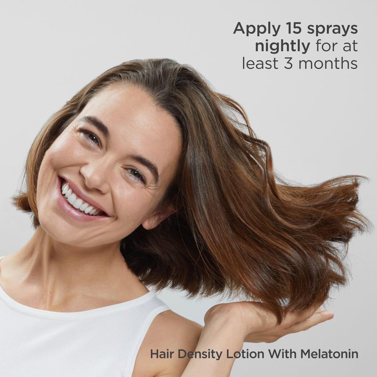 ISDIN application on scalp demonstrating targeted distribution and coverage