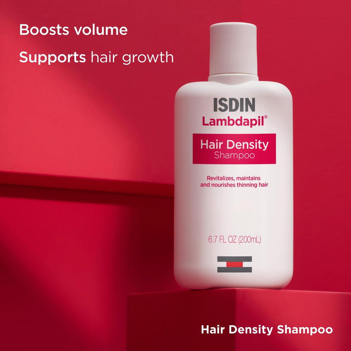ISDIN Lambdapil lather texture demonstrating rich foam that cleans without residue