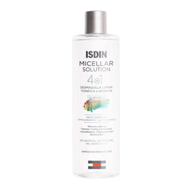 ISDIN bottle front packaging showing size and label for clear identification and trust