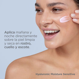 ISDIN moisturizer texture close-up showing lightweight hydration and smooth finish