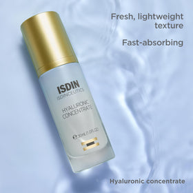 ISDIN serum on hand showing smooth application and quick absorption benefit