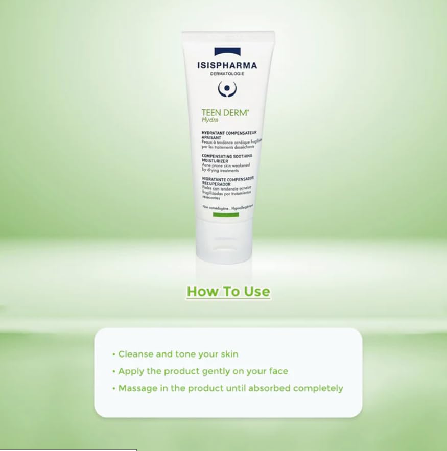 IsisPharma cream applied to hand demonstrating lightweight feel benefit