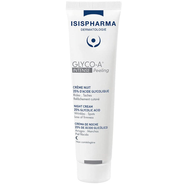 IsisPharma Glyco-A Intense front packaging showing bottle and label for clarity