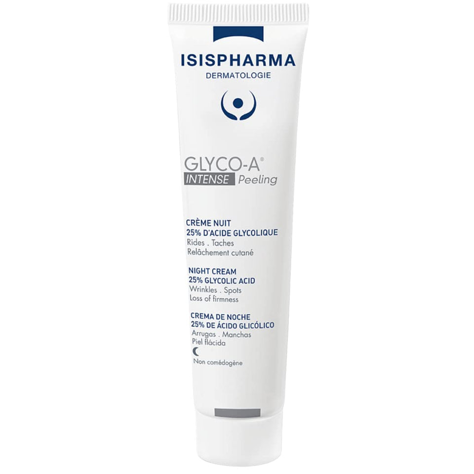 IsisPharma Glyco-A Intense front packaging showing bottle and label for clarity
