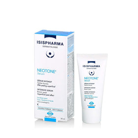 IsisPharma Neotone front bottle showing label and night serum benefits
