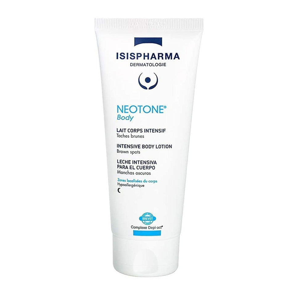 IsisPharma front bottle showing Summer Collection packaging and compact travel size benefit
