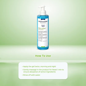 IsisPharma product in use applied to hand demonstrating easy application and quick absorption