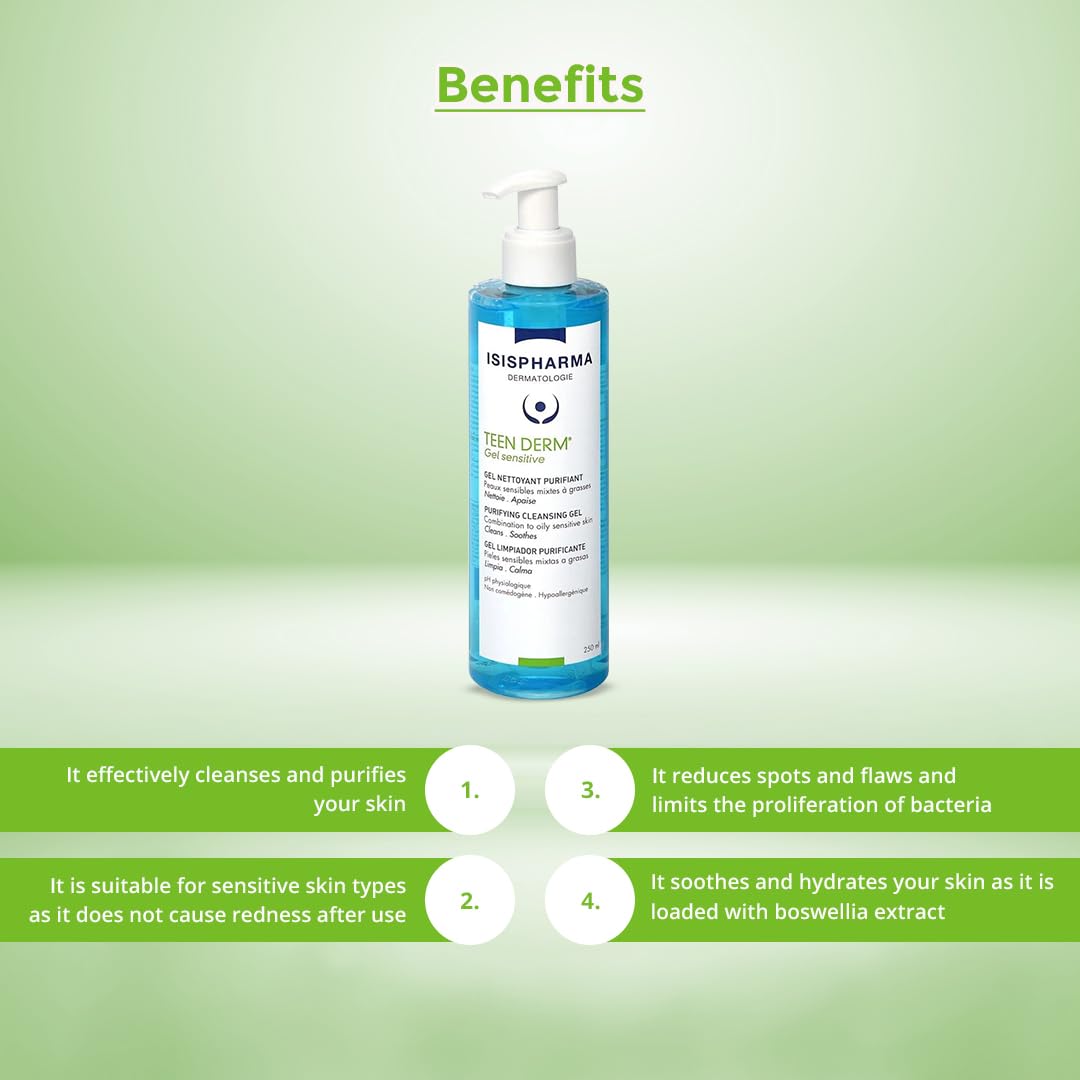 IsisPharma gel texture closeup illustrating lightweight, fast-absorbing hydration