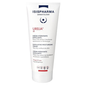 IsisPharma Urelia 10 tube beside a hand for 150 ml scale and convenient dosing benefit