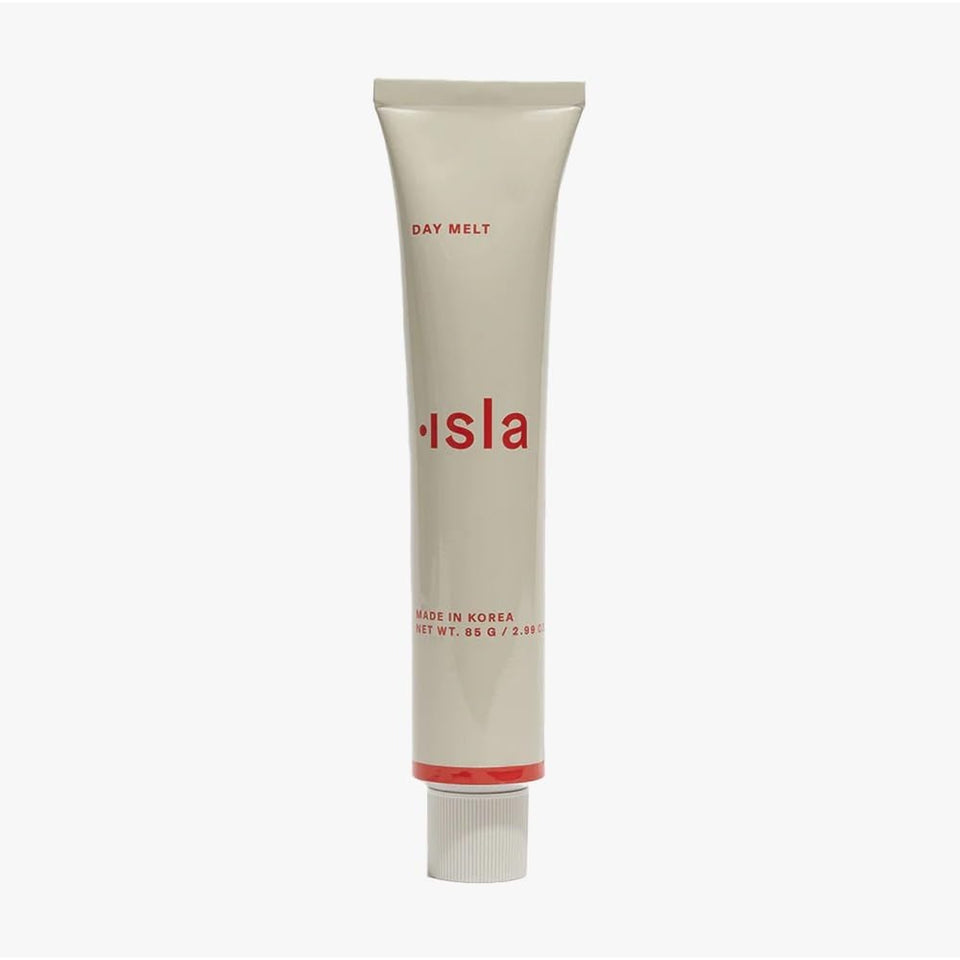 ISLA Day Melt front packaging showing jar and label, highlights gentle cleansing