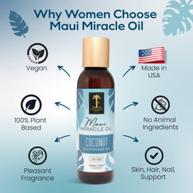 Island Essence beside common objects to show 4.5 oz size and travel readiness
