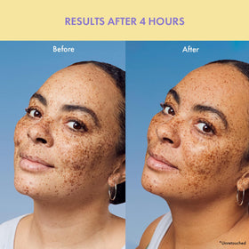 Isle of Paradise droplet on skin during application showing even coverage benefit