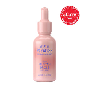 Isle of Paradise dropper dispensing single drop, precise dosing and control benefit