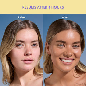 Isle of Paradise drop applied on hand demonstrating streak-free blending