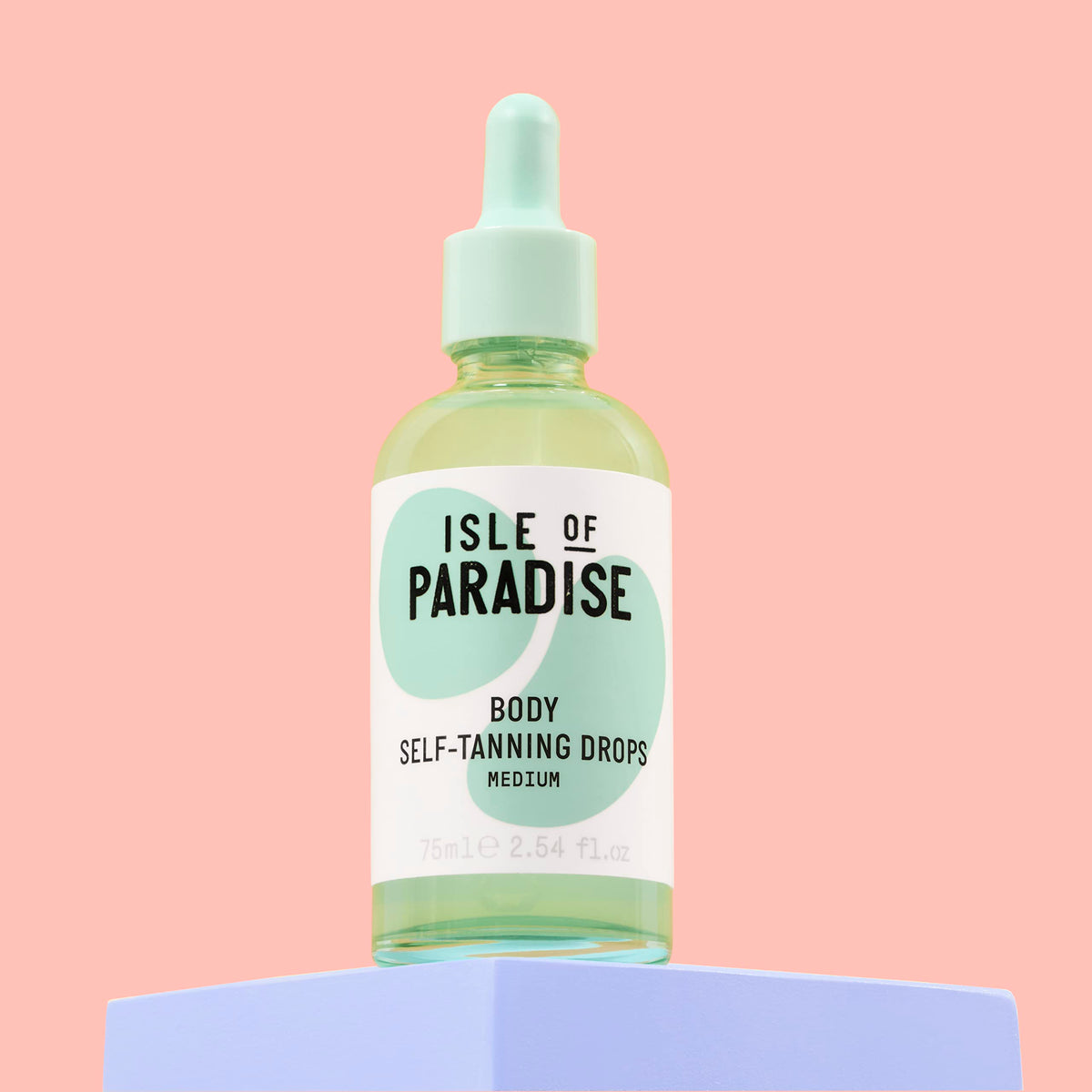 Isle of Paradise dropper dispensing a drop showing precise control benefit