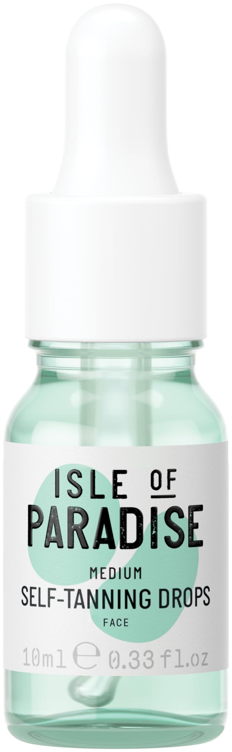 Isle of Paradise front bottle showing compact packaging and travel-friendly size