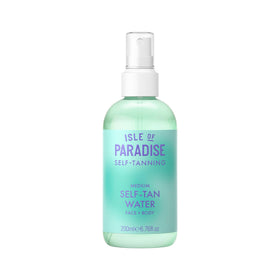 Isle of Paradise front packaging showing clear tanning mist benefit