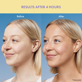 Bottle with highlighted niacinamide and hyaluronic acid, skincare-infused tan benefit