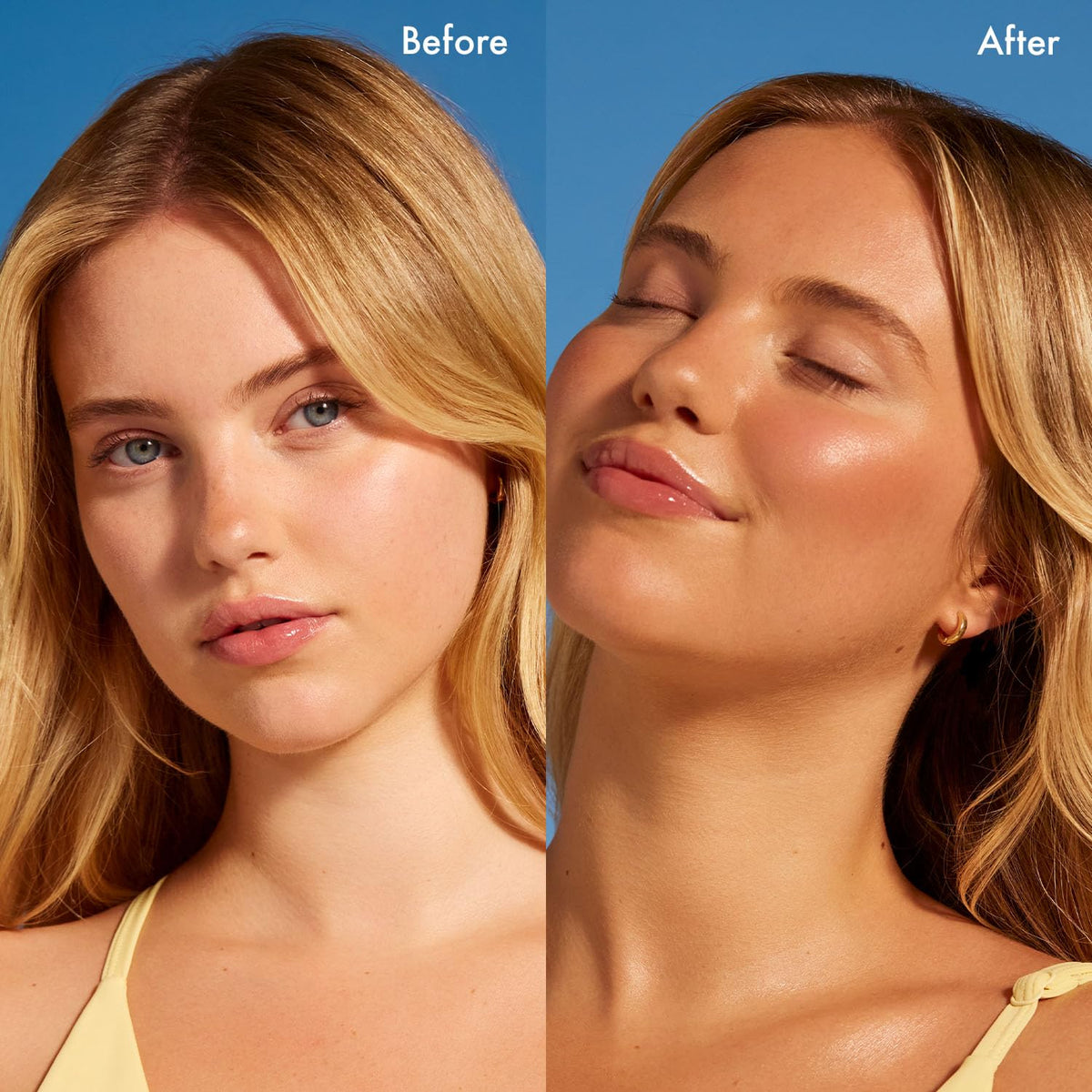 Isle of Paradise drops mixed into moisturizer demonstrating easy customization