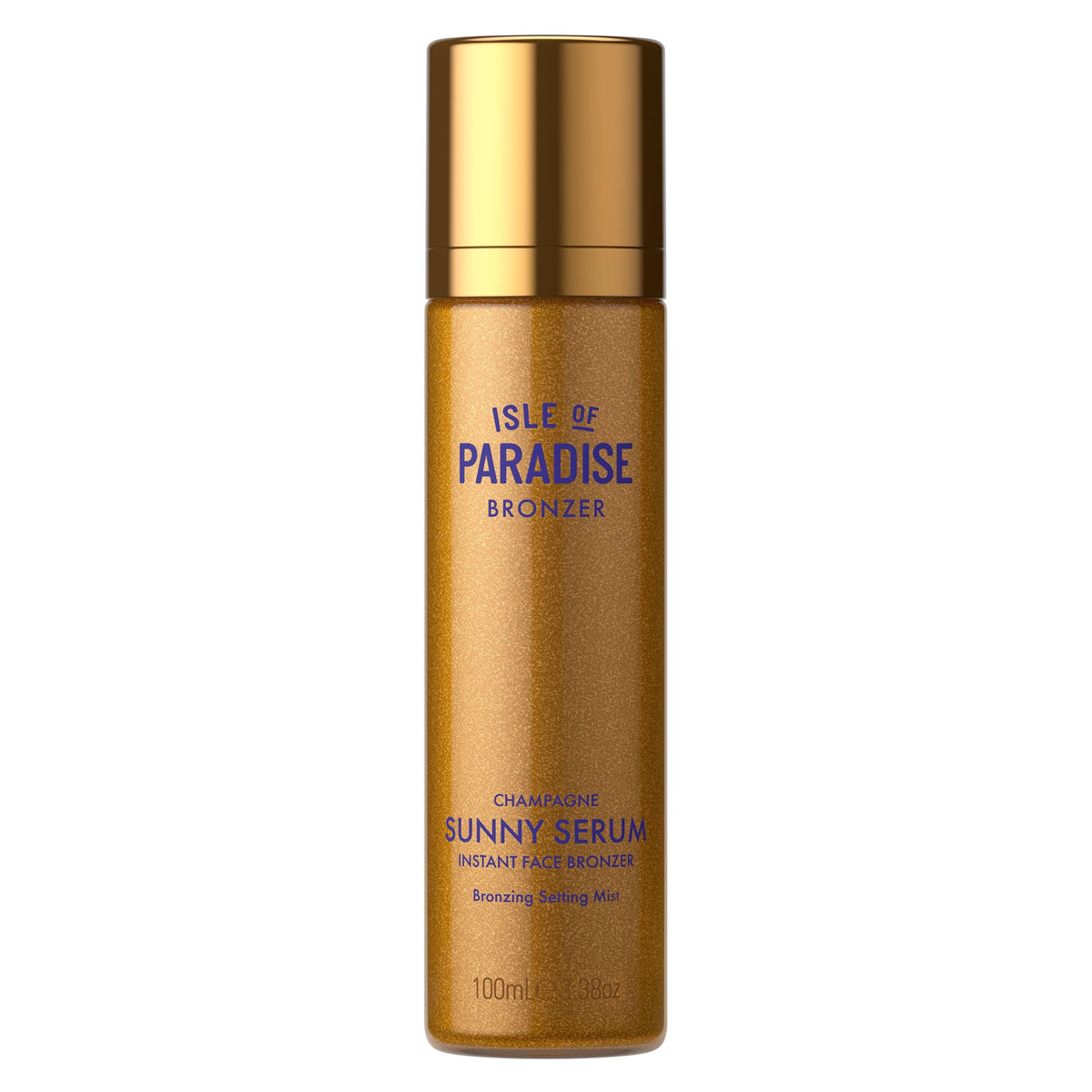 Isle of Paradise front bottle view showing bronzing mist and hydrated glow