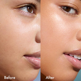 Isle of Paradise texture drop showing liquid-serum finish for smooth blendability