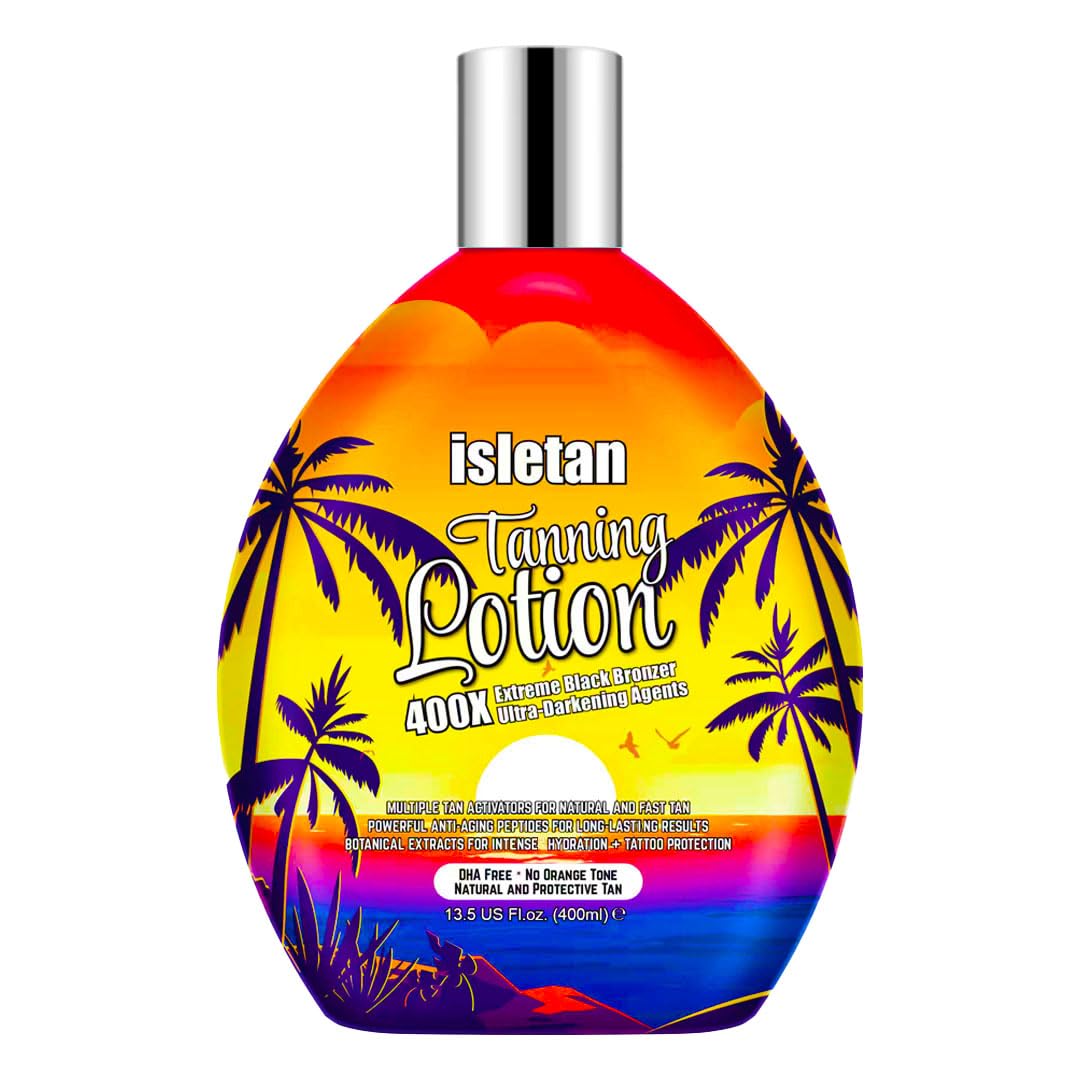 isletan front packaging showing 13.5oz bottle and clear product benefits