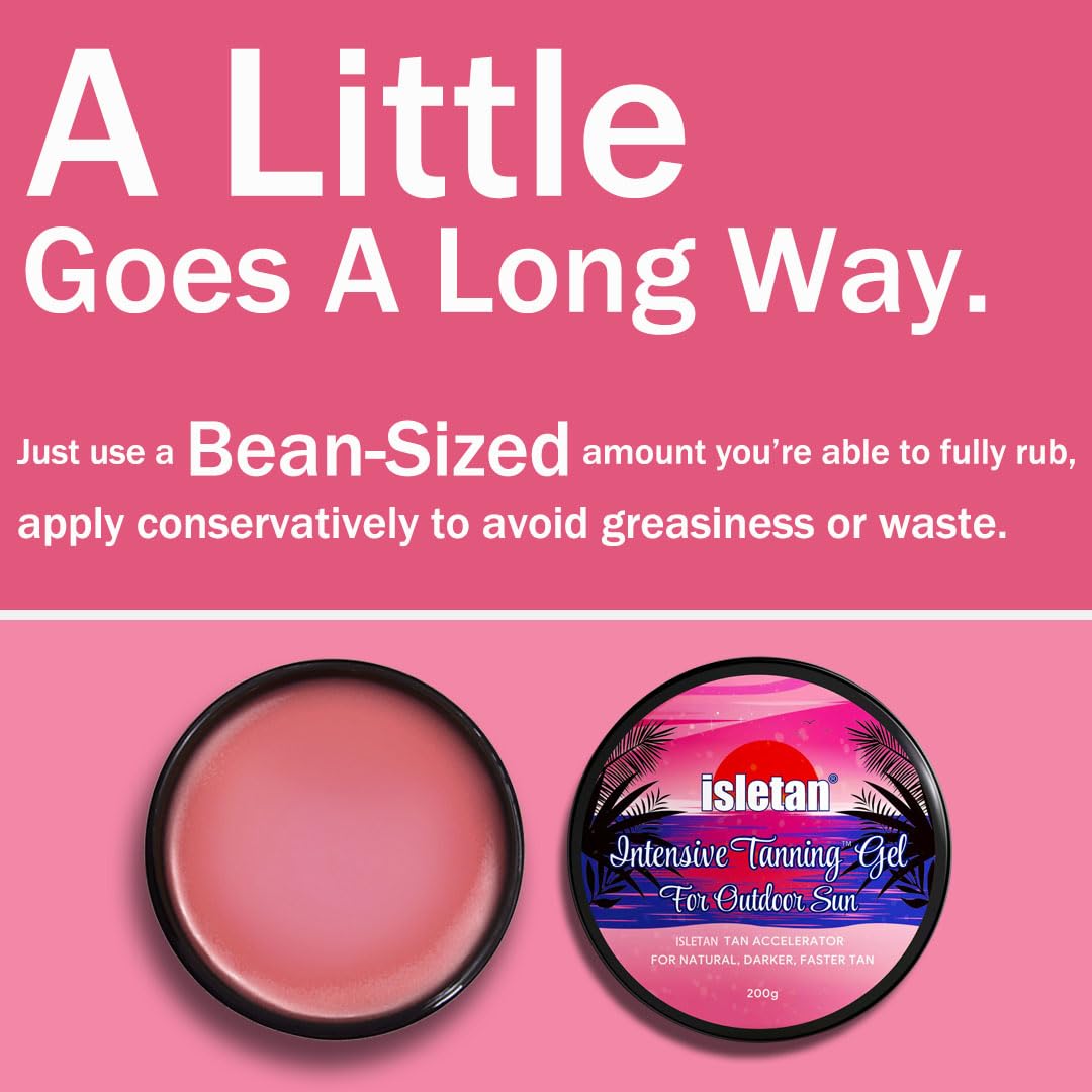 isletan open jar texture close-up showing silky gel consistency for fast absorption