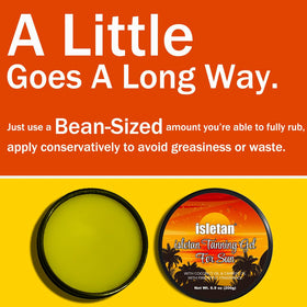 isletan gel texture close-up highlighting smooth absorbent formula benefit