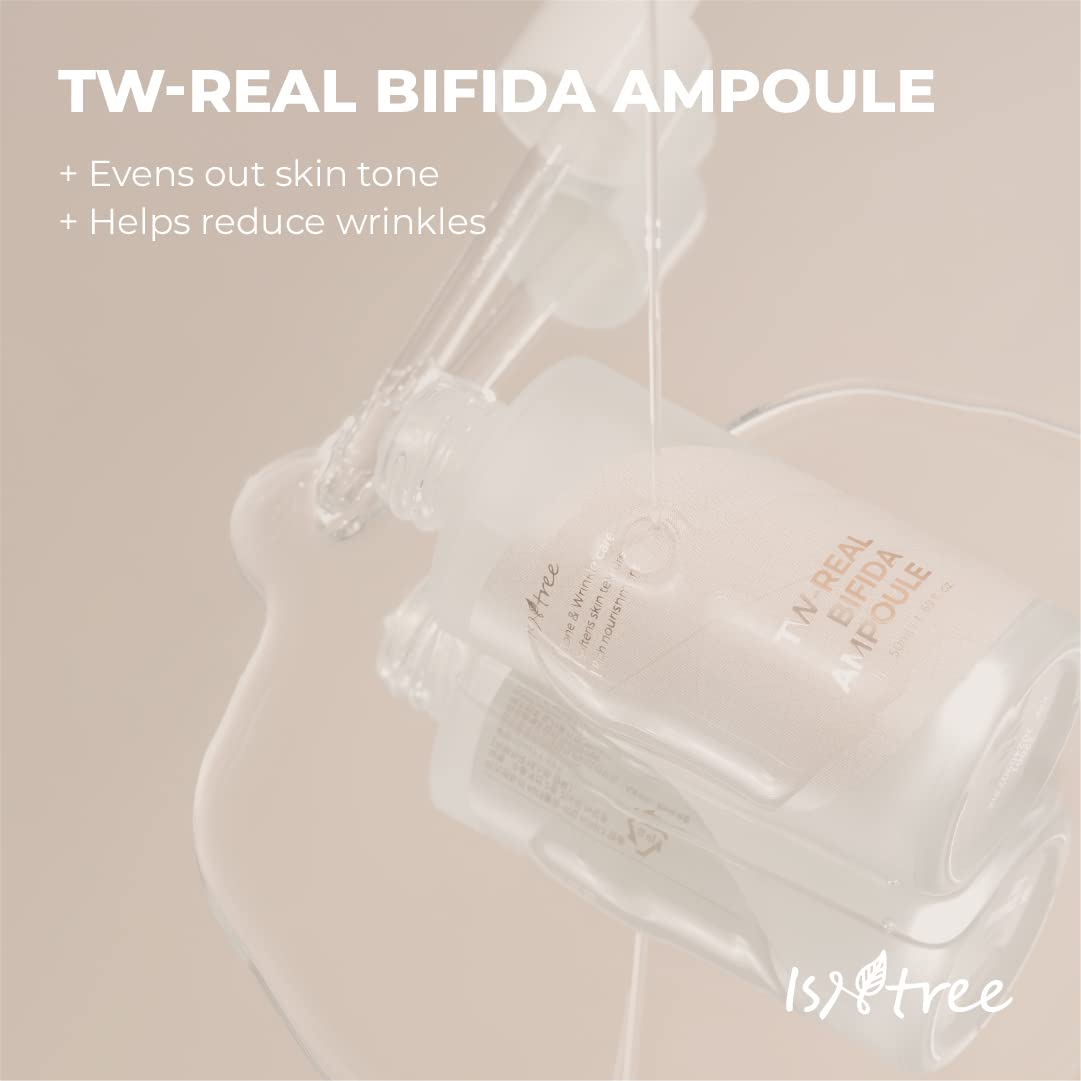 IsNtree ampoule texture closeup highlighting lightweight gel hydration