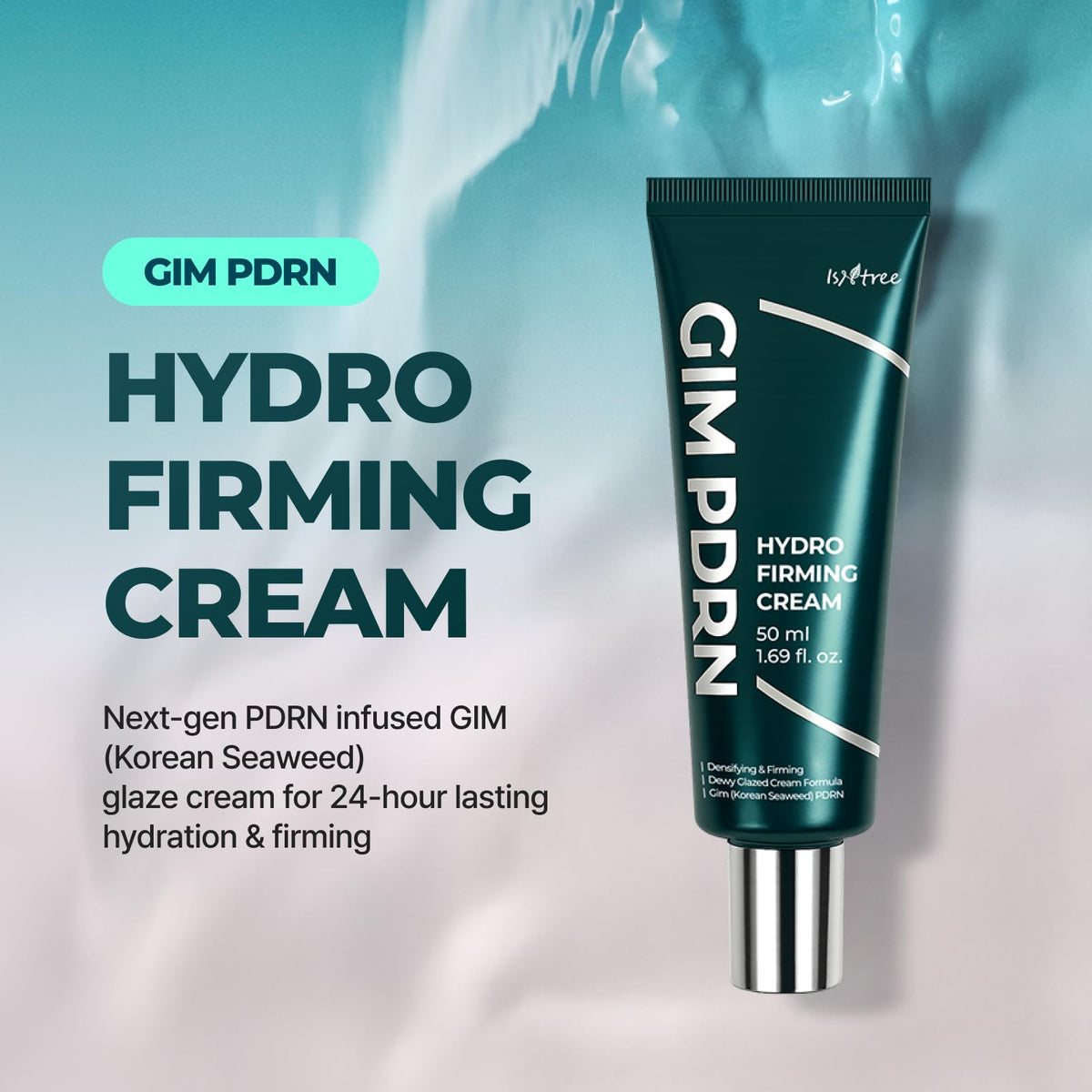 IsNtree cream texture close-up demonstrating silky glaze absorption