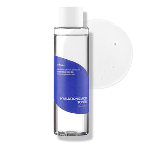 ISNTREE front bottle showing label and clear toner, hydrating visual benefit