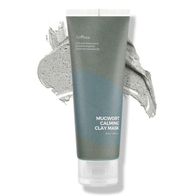 IsNtree front packaging showing mugwort clay mask and calming benefits