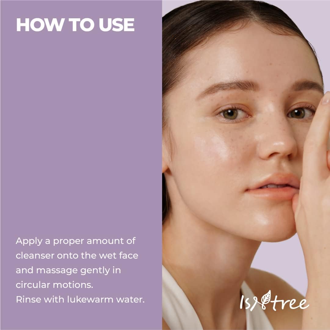IsNtree cleanser on bathroom shelf in routine setting promoting daily hydration habit