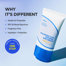 IsNtree product with hyaluronic visual emphasizing moisture boost