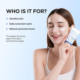 IsNtree tone-up before and after showing brightening effect