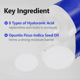 ISNTREE single droplet on skin demonstrating concentrated hydration and quick spreadability