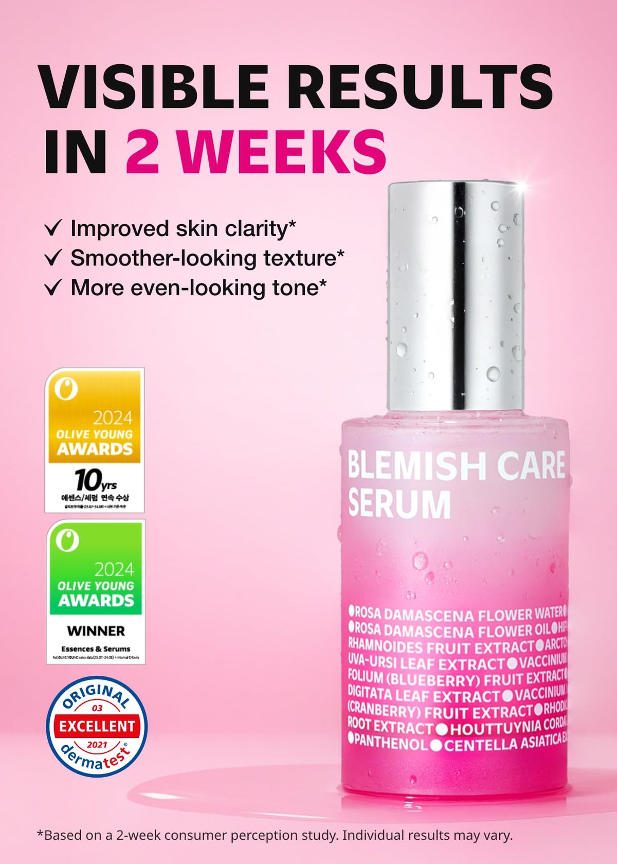 ISOI dropper dispensing clear serum demonstrating controlled application