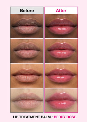 ISOI application on lips demonstrating dewy gloss and hydrated look