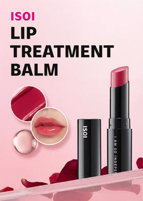 ISOI open balm stick close-up showing smooth tip and easy application