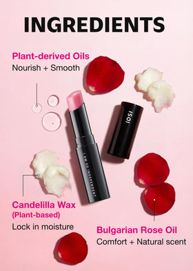 ISOI close-up of baby pink tint swirl demonstrating sheer buildable color