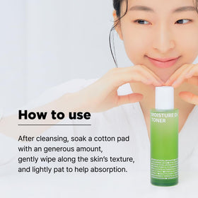 ISOI toner in bathroom setting portraying daily routine use and layering benefits