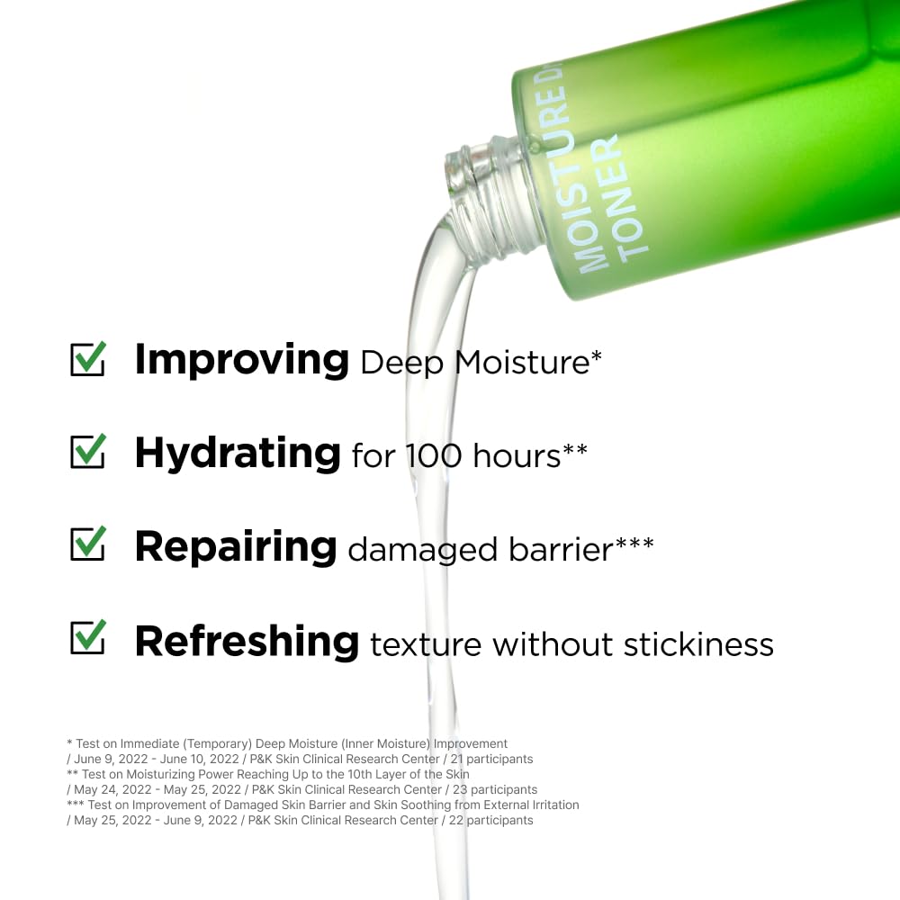 ISOI toner pouring onto hand to show easy application and instant skin refresh
