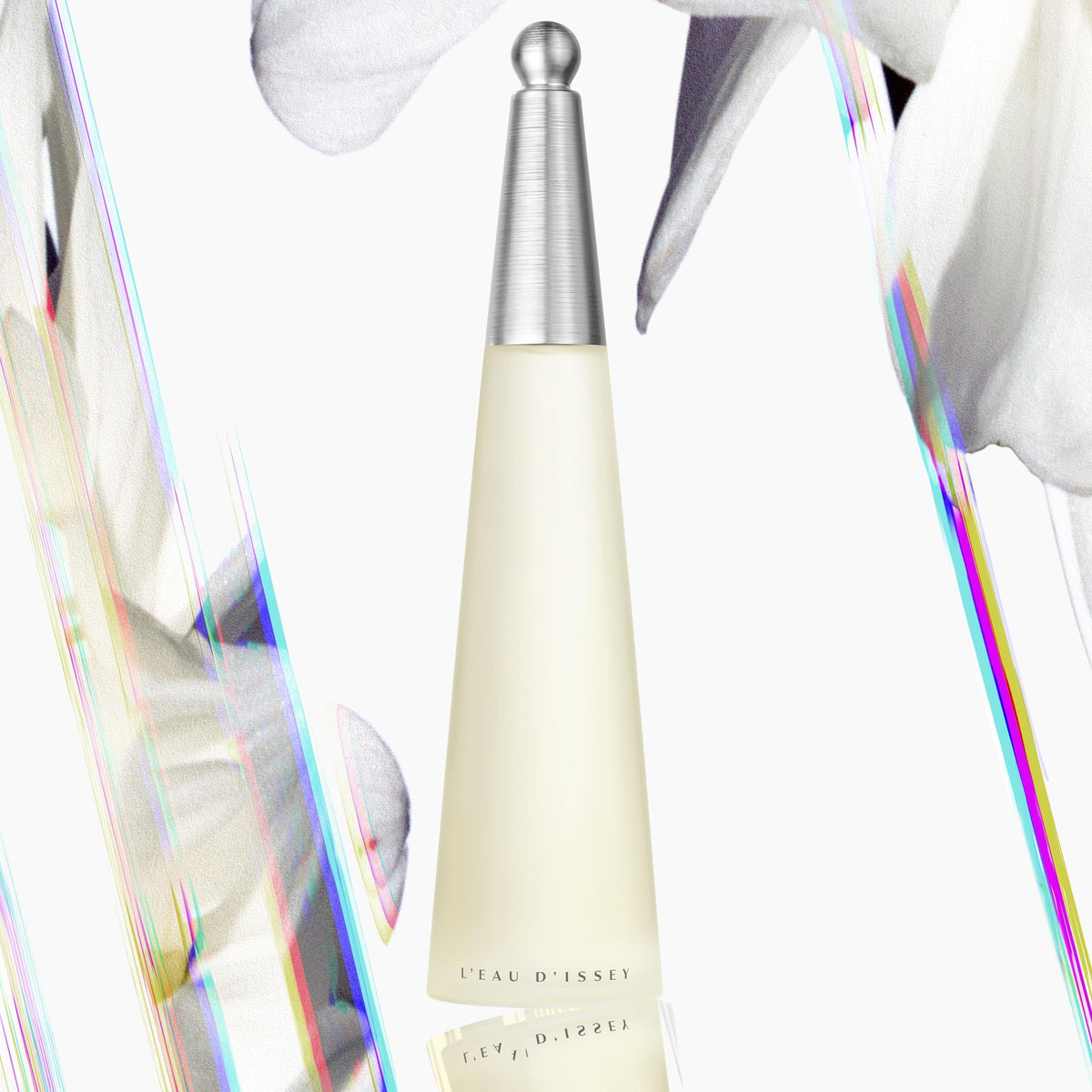 Issey Miyake lotion on bathroom vanity suggesting daily routine and effortless elegance