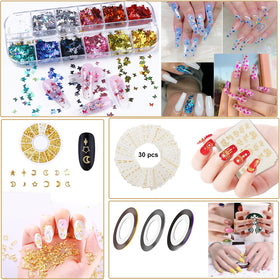 ISTOYALL decal sheets and glitter studs for easy decorative finishes