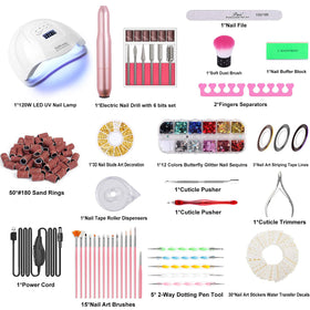 ISTOYALL kit in use during a home manicure showing practical portability