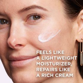IT Cosmetics moisturizer layered under makeup illustrating smooth base