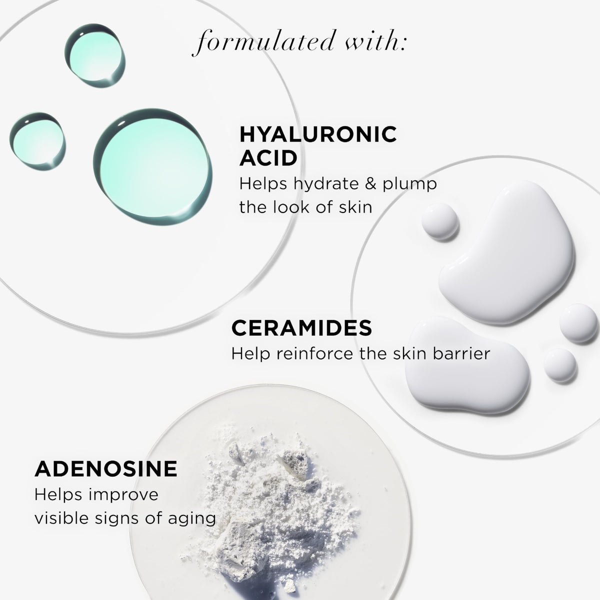 IT Cosmetics spread of cream on cheek demonstrating smooth absorption