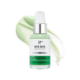 IT Cosmetics bottle front showing calming serum and neutralizing benefit